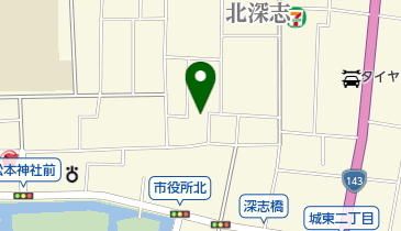 治療院与楽堂の地図画像