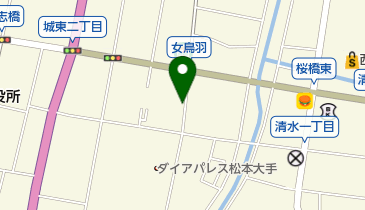 青木ガラス店フレーミング工房の地図画像