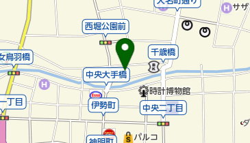 上原家具店の地図画像