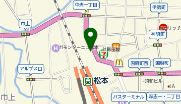 ホームメイド協会松本校の地図画像