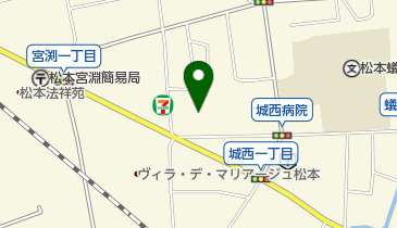 日本福音ルーテル松本教会の地図画像