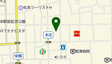 世界大和陽明教会信濃道場の地図画像