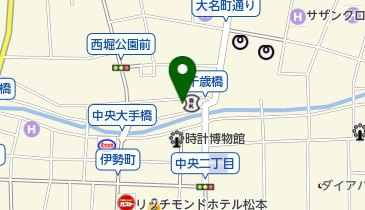 株式会社長野銀行 大名町支店の地図画像