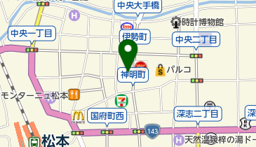 塩原はきもの店の地図画像