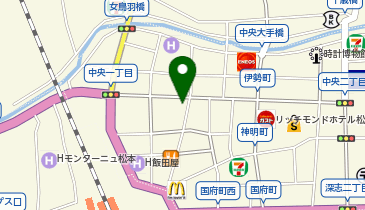 ビューティしみずの地図画像