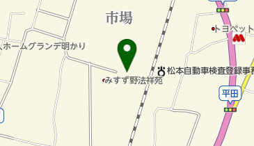 岡谷酸素株式会社 松本営業所の地図画像