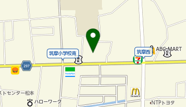 松本市 筑摩児童センターの地図画像