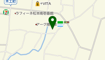 松本車検センターの地図画像