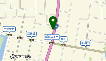 まるしん松本店の地図画像
