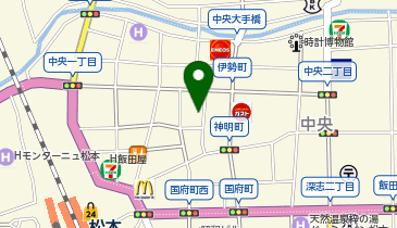 エムズコレクション松本店の地図画像