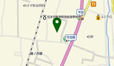 長野県自動車販売店協会松本支所の地図画像