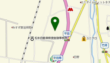 長野ダイハツ販売株式会社中古車部の地図画像