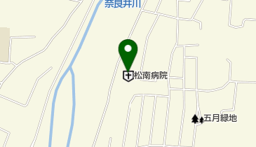 松南病院の地図画像