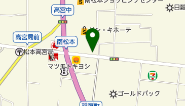 朝日生命保険相互会社 南松本営業所の地図画像