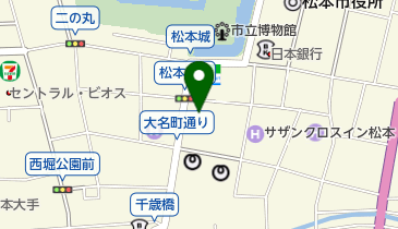 明治安田生命保険相互会社松本支社の地図画像
