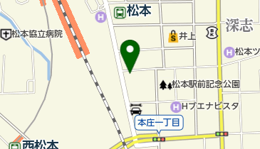 ジョブカフェ信州の地図画像