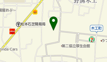 長野県松本創業支援センターの地図画像