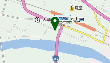 大屋自治会公民館の地図画像