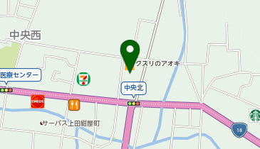 新田自治会館の地図画像
