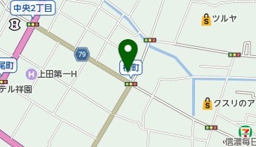 母袋金物店の地図画像