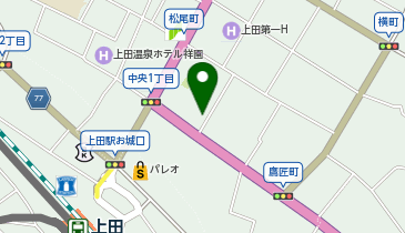 ジュエリー東京 上田本店の地図画像