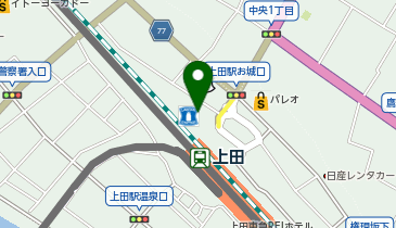 有限会社上村館の地図画像