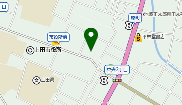 日本基督教団上田新参町教会の地図画像