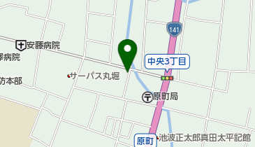 甲田はきもの店の地図画像