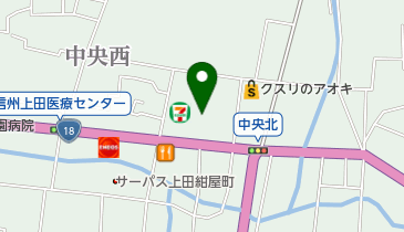 上田大神宮の地図画像