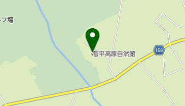 上田市 菅平高原自然館の地図画像