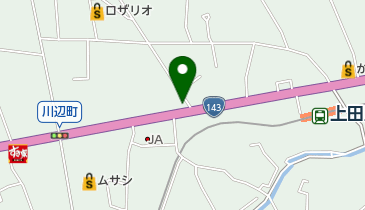 美容室あっぷる上田原店の地図画像