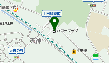 上田労働基準監督署の地図画像