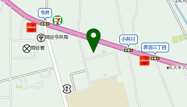 ファミリー電気マツザワの地図画像