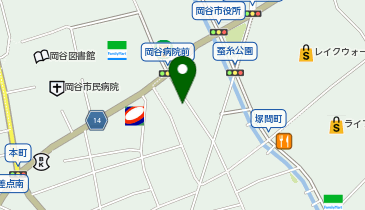 カタセ美容室 グラマーストック岡谷店の地図画像