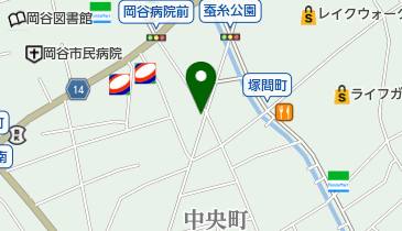 メガネのナガタ岡谷店の地図画像