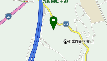 岡谷市営岡谷球場の地図画像