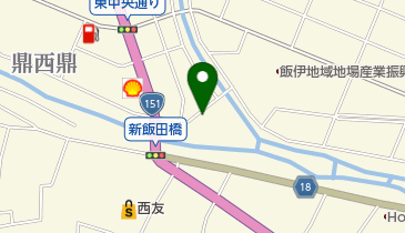 飯田ガス株式会社の地図画像