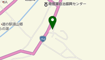 飯田市 南信濃学習交流センターの地図画像