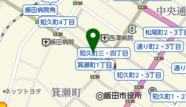 伊那織染商会の地図画像