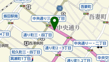 有限会社シアトル飯田店の地図画像