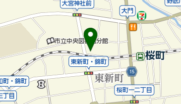 杉山弓具武道具の地図画像