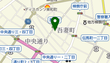 吾妻製麺所の地図画像