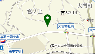 たけだ美容室の地図画像