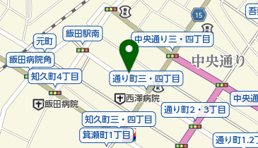 朝日生命保険相互会社飯田中央営業所の地図画像