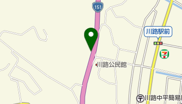 飯田市消防団 川路分団本部詰所の地図画像