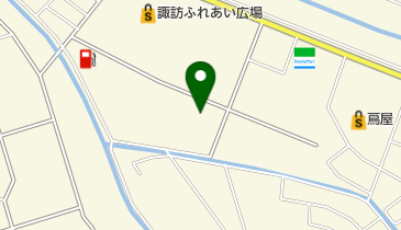 ハトのマークの引越専門諏訪取次店の地図画像