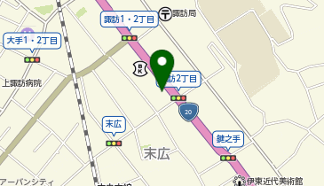 ギャラリー諏波の地図画像