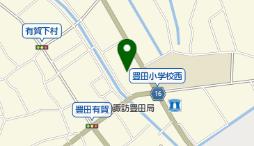 諏訪市 豊田公民館の地図画像