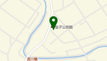 中洲地区公民館 下金子分館の地図画像