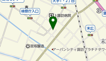 日本キリスト教団 上諏訪教会の地図画像